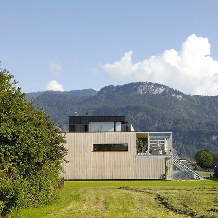 Architektenhaus Rhaa Mit Terrassen Altach Bagian luar foto