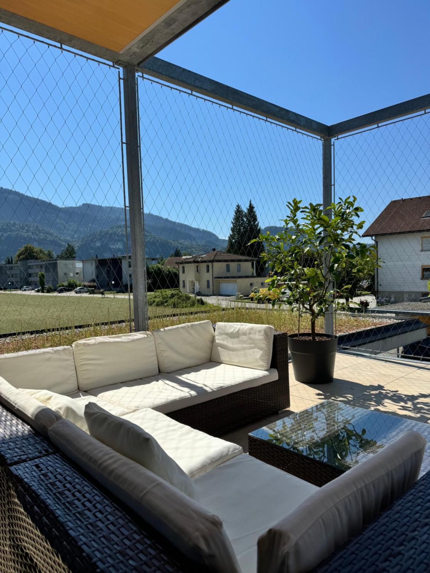 Architektenhaus Rhaa Mit Terrassen Altach Bagian luar foto